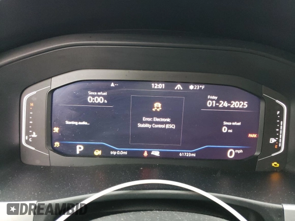 2021 Volkswagen Atlas SEL Premium R-Line with VIN 1V2FE2CA3MC206217, listed as a Copart auction lot 42675215 with 61,723 mi miles and Salvage title. Bid and sale history available at DreamBid. Image 9.