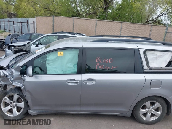 2011 Toyota Sienna LE AAS with VIN 5TDKK3DC9BS018960, listed as a IAAI auction lot 42065855 with Not Provided miles and . Bid and sale history available at DreamBid. Image 15.