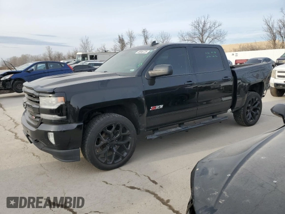 2016 Chevrolet Silverado 1500 LTZ with VIN 3GCUKSEC2GG287664, listed as a Copart auction lot 46946725 with 115,873 mi miles and Salvage Title. Bid and sale history available at carsss.com. Image 1.