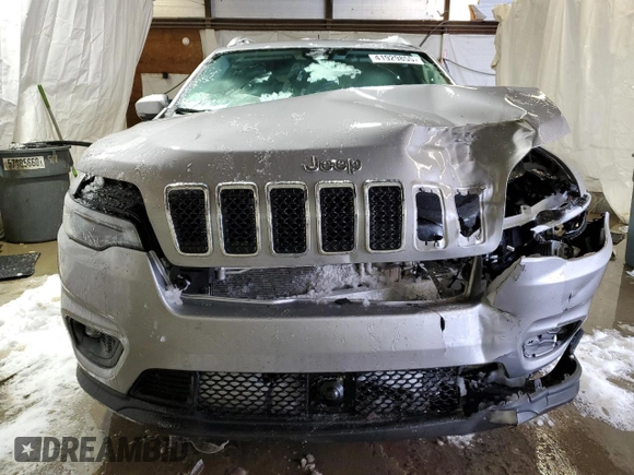 2020 Jeep Cherokee Altitude with VIN 1C4PJMLX8LD655922, listed as a Copart auction lot 41929855 with 0 mi miles and Salvage Title. Bid and sale history available at carsss.com. Image 5.