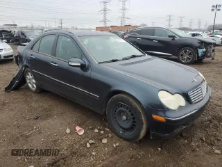 2003 Mercedes-Benz C 240 with VIN WDBRF61JX3A485129, listed as a Copart auction lot 85541754 with Not provided miles and Salvage title. Bid and sale history available at DreamBid. Image 4.