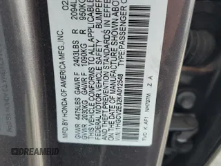2019 Honda Accord Sport with VIN 1HGCV2E32KA012548, listed as a Copart auction lot 62986365 with 23,929 mi miles and Salvage title. Bid and sale history available at DreamBid. Image 12.