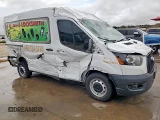 2023 Ford Transit with VIN 1FTYE1CGXPKA13081, listed as a Copart auction lot 55583935 with 126,698 mi miles and Salvage title. Bid and sale history available at DreamBid. Image 4.