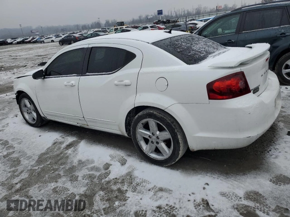 2013 Dodge Avenger with VIN 1C3CDZAB3DN562316, listed as a Copart auction lot 44443375 with 215,710 mi miles and Salvage Title. Bid and sale history available at DreamBid. Image 2.