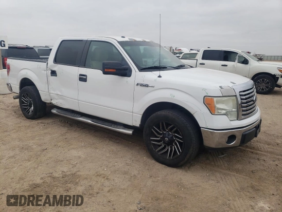 2012 Ford F-150 XL with VIN 1FTFW1CF3CKE18673, listed as a Copart auction lot 44647615 with 179,700 mi miles and Salvage Title. Bid and sale history available at carsss.com. Image 4.