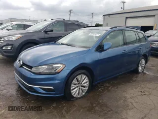 2019 Volkswagen Golf SportWagen S with VIN 3VWY57AU2KM501645, listed as a Copart auction lot 57567673 with 63,611 mi miles and Clean Title. Bid and sale history available at carsss.com. Image 1.