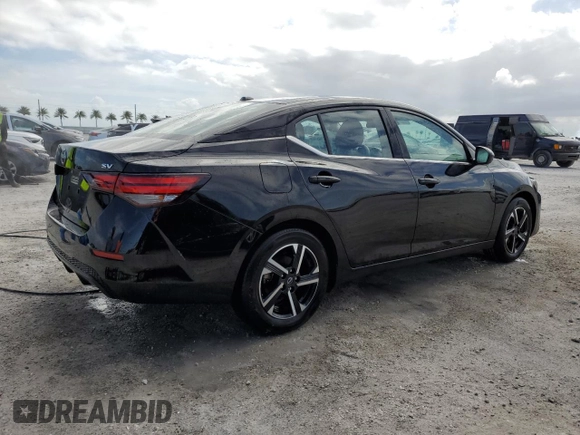 2024 Nissan Sentra SV with VIN 3N1AB8CV8RY341219, listed as a Copart auction lot 46607095 with Not Provided miles and Non Repairable. Bid and sale history available at DreamBid. Image 3.