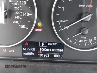 2013 BMW 3 Series 328i with VIN WBA3C1C5XDF437585, listed as a IAAI auction lot 42025388 with 101,963 mi miles. Bid and sale history available at carsss.com. Image 7.