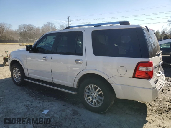 2014 Ford Expedition Limited with VIN 1FMJU2A50EEF65174, listed as a Copart auction lot 47701935 with 215,844 mi miles and Clean title. Bid and sale history available at DreamBid. Image 2.