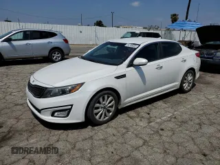 2015 Kia Optima LX with VIN KNAGM4A70F5630499, listed as a Copart auction lot 54708485 with 117,093 mi miles and Clean Title. Bid and sale history available at DreamBid. Image 1.