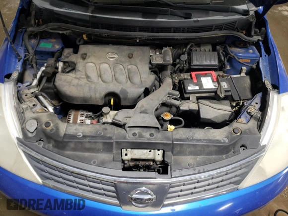 2008 Nissan Versa 1.8 S with VIN 3N1BC13E28L351166, listed as a Copart auction lot 47048055 with 150,840 mi miles and Salvage Title. Bid and sale history available at carsss.com. Image 11.
