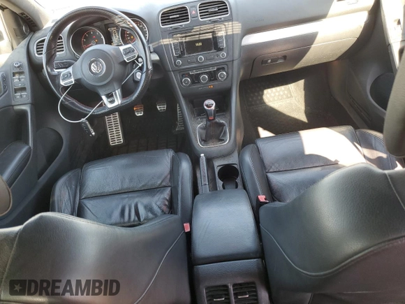 2012 Volkswagen GTI w/Sunroof & Navi PZEV with VIN WVWGD7AJXCW184013, listed as a Copart auction lot 45734775 with 107,007 mi miles and Salvage title. Bid and sale history available at DreamBid. Image 8.
