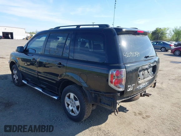 2007 Honda Pilot EX-L with VIN 2HKYF18687H523103, listed as a IAAI auction lot 42091054 with 184,189 mi miles and . Bid and sale history available at DreamBid. Image 3.