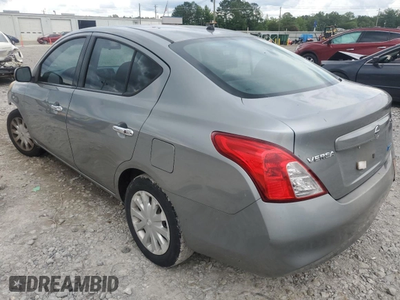 2012 Nissan Versa SV with VIN 3N1CN7AP8CL850021, listed as a Copart auction lot 60979605 with 238,261 mi miles and Salvage title. Bid and sale history available at DreamBid. Image 2.