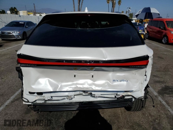 2023 Lexus RX with VIN 2T2BAMBA7PC018350, listed as a Copart auction lot 66975514 with 12,309 mi miles and Salvage Title. Bid and sale history available at carsss.com. Image 6.