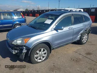 2007 Honda CR-V EX-L with VIN JHLRE48797C049064, listed as a IAAI auction lot 42153163 with 112,300 mi miles and . Bid and sale history available at carsss.com. Image 2.