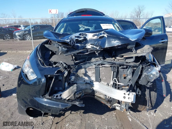 2017 Infiniti QX70 with VIN JN8CS1MW6HM410693, listed as a IAAI auction lot 41746466 with 1 mi miles. Bid and sale history available at carsss.com. Image 6.