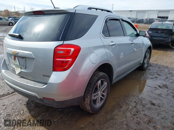 2017 Chevrolet Equinox Premier with VIN 2GNALDEK1H1502956, listed as a IAAI auction lot 41695403 with 98,915 mi miles. Bid and sale history available at carsss.com. Image 4.