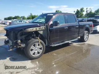 2019 Ford F-150 XL with VIN 1FTFW1E4XKFC27092, listed as a Copart auction lot 58308115 with 74,414 mi miles and Salvage title. Bid and sale history available at DreamBid. Image 1.