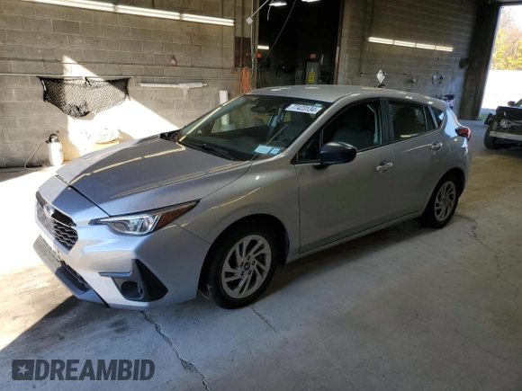 2024 Subaru Impreza with VIN JF1GUABC0R8285271, listed as a Copart auction lot 77423134 with 10,700 mi miles and Salvage Title. Bid and sale history available at carsss.com. Image 1.
