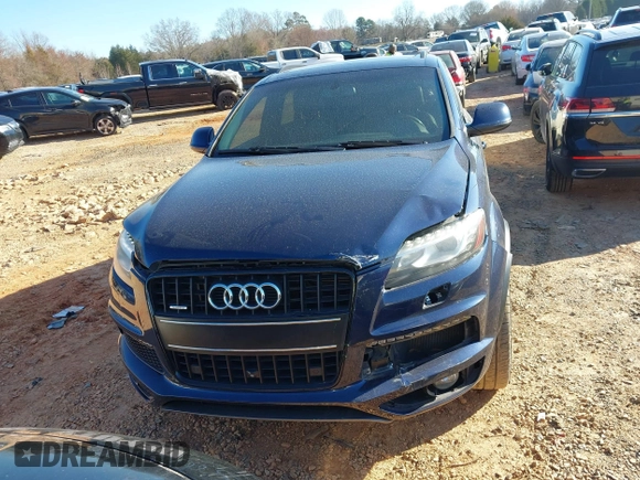 2014 Audi Q7 3.0T S line Prestige with VIN WA1DGAFEXED018456, listed as a IAAI auction lot 41705494 with 114,760 mi miles. Bid and sale history available at carsss.com. Image 12.