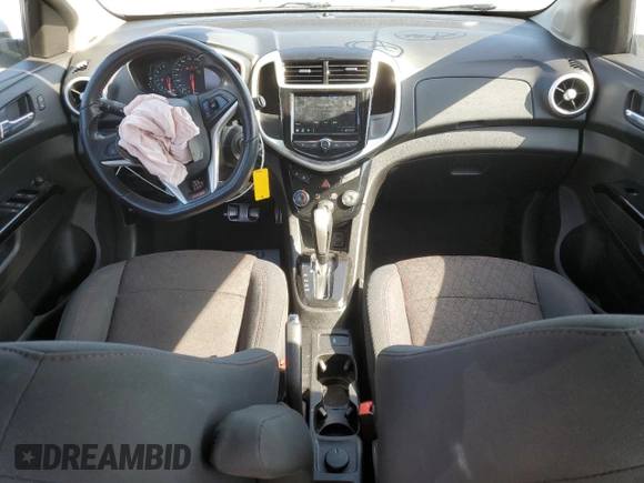 2019 Chevrolet Sonic LT with VIN 1G1JD6SB0K4118144, listed as a Copart auction lot 52004845 with 43,310 mi miles and Non repairable. Bid and sale history available at DreamBid. Image 8.