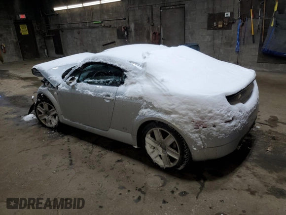 2004 Audi TT with VIN TRUWF28N541012137, listed as a Copart auction lot 45521185 with 37,480 mi miles and Salvage Title. Bid and sale history available at carsss.com. Image 2.
