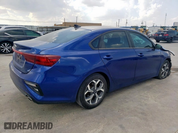 2020 Kia Forte LXS with VIN 3KPF24AD4LE229158, listed as a Copart auction lot 53790025 with 56,581 mi miles and Salvage Title. Bid and sale history available at carsss.com. Image 3.