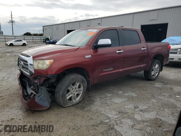 2008 Toyota Tundra Limited z VIN 5TBEV58168S476322, wystawiony jako Copart lot #74685404 z przebiegiem 282 193 mil mil oraz Szkoda całkowita • Salvage title. Historia ofert i sprzedaży dostępna na DreamBid. Obrazek 1.