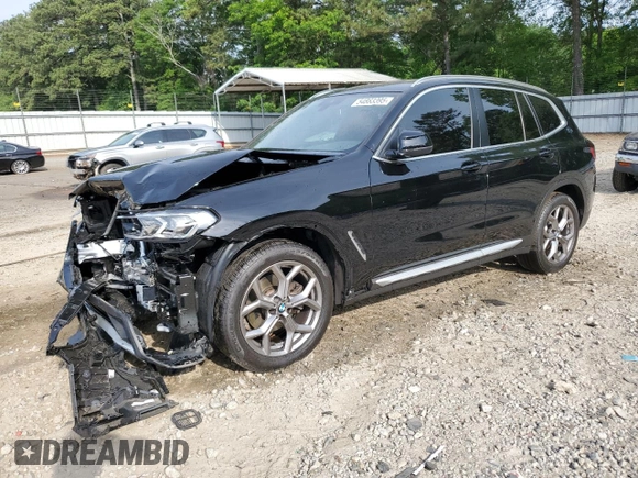 2024 BMW X3 sDrive30i z VIN WBX47DP05RN262593, wystawiony jako Copart lot #54863395 z przebiegiem 17 048 mil mil oraz Szkoda całkowita • Salvage title. Historia ofert i sprzedaży dostępna na DreamBid. Obrazek 1.
