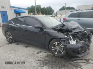 2021 Nissan Sentra SV with VIN 3N1AB8CV4MY306914, listed as a Copart auction lot 63364285 with 82,294 mi miles and Salvage title. Bid and sale history available at DreamBid. Image 4.