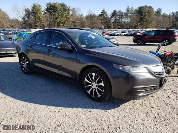 2015 Acura TLX with VIN 19UUB1F35FA025743, listed as a Copart auction lot 48054315 with 142,435 mi miles and Clean Title. Bid and sale history available at carsss.com. Image 4.