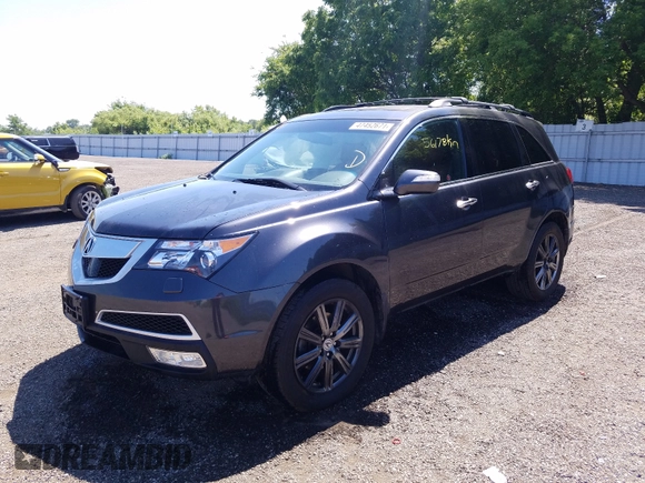 2013 Acura MDX Advance with VIN 2HNYD2H87DH002224, listed as a Copart auction lot 68915514 with 56,178 mi miles and Clean Title. Bid and sale history available at DreamBid. Image 3.