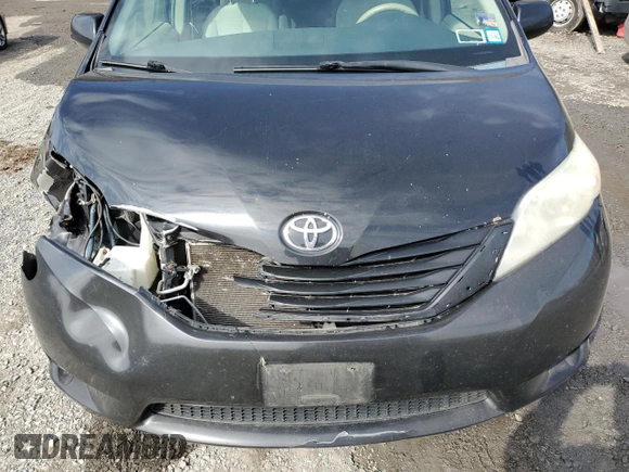 2013 Toyota Sienna LE with VIN 5TDJK3DC9DS059457, listed as a Copart auction lot 50127415 with 228,973 mi miles and Salvage Title. Bid and sale history available at carsss.com. Image 12.