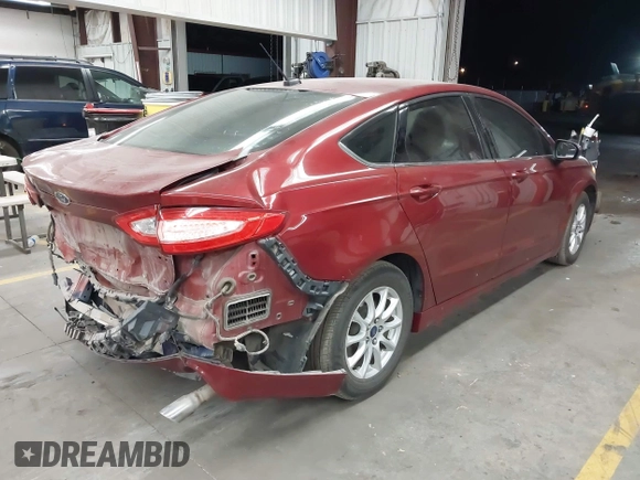 2016 Ford Fusion S with VIN 3FA6P0G73GR385742, listed as a IAAI auction lot 42565919 with 80,837 mi miles and . Bid and sale history available at DreamBid. Image 4.