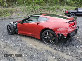 2015 Chevrolet Corvette Z51 3LT with VIN 1G1YL2D72F5111893, listed as a Copart auction lot 55885815 with 139,711 mi miles and Salvage title. Bid and sale history available at DreamBid. Image 2.
