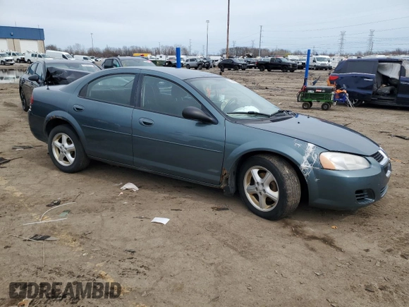 2005 Dodge Stratus SXT z VIN 1B3EL46X25N574295, wystawiony jako Copart lot #51846645 z przebiegiem 135 642 mil mil oraz Czysty tytuł • Clean title. Historia ofert i sprzedaży dostępna na DreamBid. Obrazek 4.