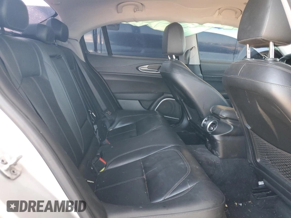 2019 Alfa Romeo Giulia with VIN ZARFAMAN4K7621573, listed as a Copart auction lot 60509535 with Not provided miles and Salvage title. Bid and sale history available at DreamBid. Image 10.