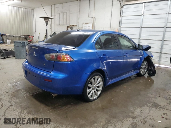 2011 Mitsubishi Lancer GTS with VIN JA32U8FW9BU004422, listed as a Copart auction lot 69990684 with 168,770 mi miles and Salvage Title. Bid and sale history available at DreamBid. Image 3.