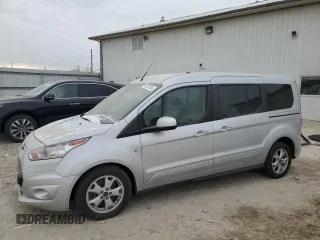 2015 Ford Transit Connect Wagon Titanium with VIN NM0GE9G76F1224395, listed as a Copart auction lot 41607845 with 199,980 mi miles and Salvage Title. Bid and sale history available at carsss.com. Image 1.