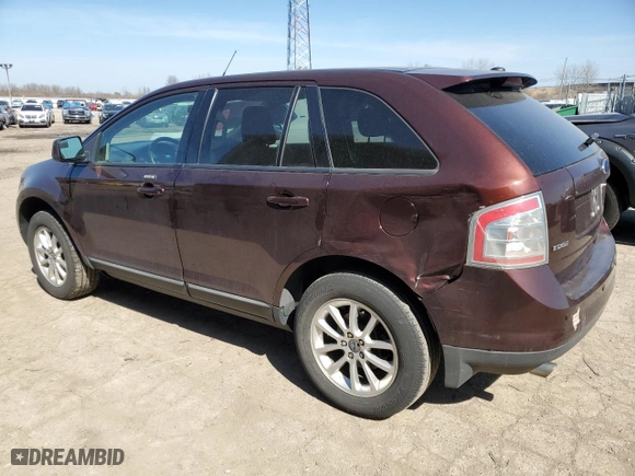 2009 Ford Edge SEL with VIN 2FMDK38C39BA55254, listed as a Copart auction lot 48774085 with 213,312 mi miles and Salvage Title. Bid and sale history available at carsss.com. Image 2.
