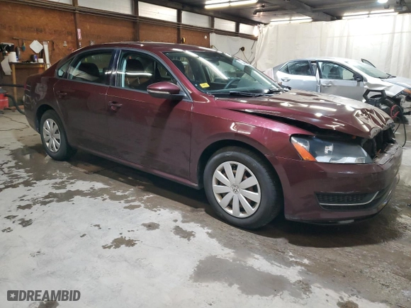 2012 Volkswagen Passat S w/Appearance with VIN 1VWAH7A30CC023227, listed as a Copart auction lot 45944815 with 147,507 mi miles and Salvage Title. Bid and sale history available at carsss.com. Image 4.