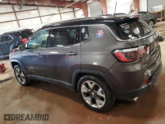 2020 Jeep Compass Limited with VIN 3C4NJDCB5LT116390, listed as a Copart auction lot 58753025 with 77,393 mi miles and Non repairable. Bid and sale history available at DreamBid. Image 2.