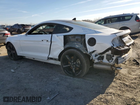 2023 Ford Mustang EcoBoost with VIN 1FA6P8TH2P5107141, listed as a Copart auction lot 46297325 with 26,459 mi miles and Salvage Title. Bid and sale history available at carsss.com. Image 2.