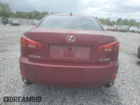 2007 Lexus IS 350 with VIN JTHBE262875014805, listed as a Copart auction lot 65208685 with 168,036 mi miles and Salvage title. Bid and sale history available at DreamBid. Image 6.