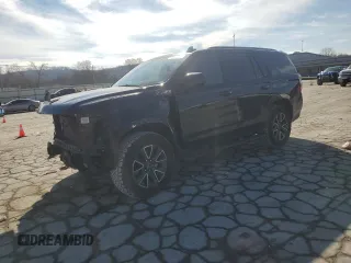 2021 Chevrolet Tahoe Z71 z VIN 1GNSKPKD2MR393598, wystawiony jako Copart lot #46752595 z przebiegiem 55 366 mil mil oraz Szkoda całkowita • Salvage title. Historia ofert i sprzedaży dostępna na DreamBid. Obrazek 1.