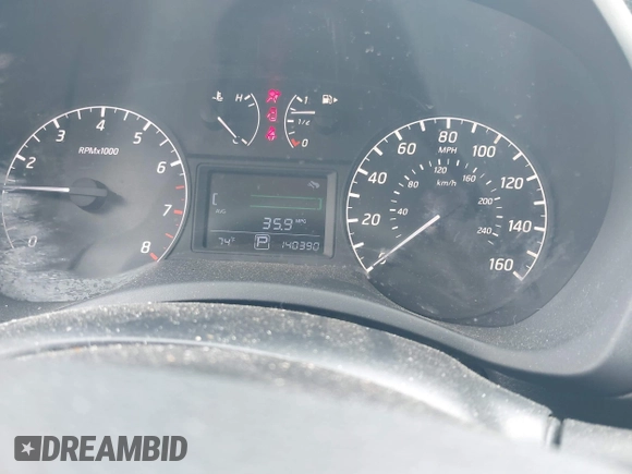 2016 Nissan Sentra SV with VIN 3N1AB7APXGY265000, listed as a IAAI auction lot 42203121 with 140,390 mi miles and . Bid and sale history available at DreamBid. Image 7.
