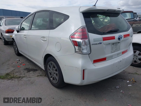 2017 Toyota Prius v Two with VIN JTDZN3EU4HJ066269, listed as a IAAI auction lot 41648895 with 130,727 mi miles. Bid and sale history available at carsss.com. Image 3.