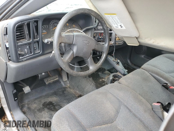 2005 Chevrolet Silverado 1500 Work Truck with VIN 1GCEC14V85Z316676, listed as a Copart auction lot 48424985 with 51,310 mi miles and Non Repairable. Bid and sale history available at DreamBid. Image 8.