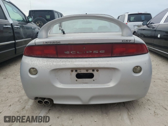1998 Mitsubishi Eclipse GS-T with VIN 4A3AK54F1WE048951, listed as a Copart auction lot 76636714 with 162,725 mi miles and Salvage Title. Bid and sale history available at carsss.com. Image 6.